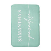 ミントモダングリーンバスマット バスマット (正面縦)