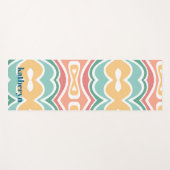 ミントモダングリーン抽象芸術シスタイリッシュックヨガマット ヨガマット (正面(横))