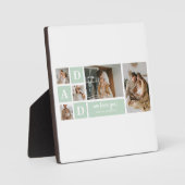 ミントモダンコラージュ写真パパギフ最高のト フォトプラーク (正面)