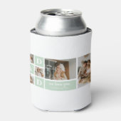 ミントモダンコラージュ写真パパギフ最高のト 缶クーラー (缶正面)