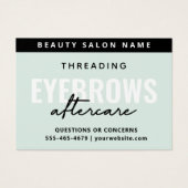 ミントモダンシンプルアイブロウスレッディングアフターケア (正面)