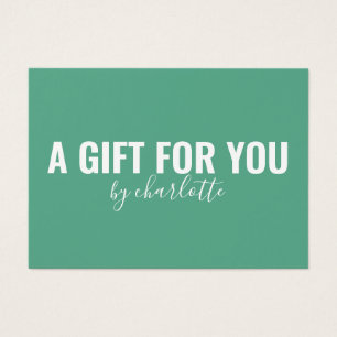 ミントモダンミニマル事業ギフト証明書