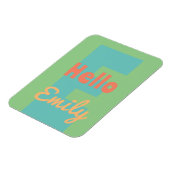 ミントモダンルコーラピンピーチ マグネット (左側)