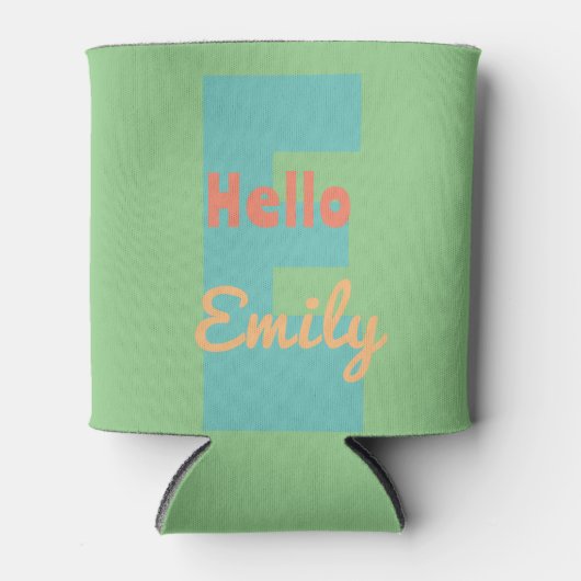 ミントモダンルコーラピンピーチ 缶クーラー (正面)