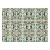 ミントモダンヴィンテージフランスのバラバタフライ テーブルクロス (正面(横))