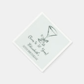 ミントモダン応援30年誕生日ナプキンス スタンダードカクテルナプキン (角)