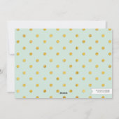 ミントモダン&スワーズコラージホリデーズフォトカード シーズンカード (裏面)