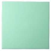 ミントライトグリーン無地のカラー無地タイル タイル (正面)