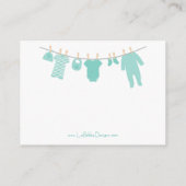 ミントリトルウェアおむつラッフルチケット エンクロージャーカード (裏面)