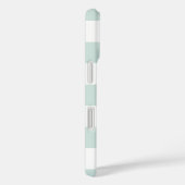 ミントレトロチェックモノグラムケースメイトiPhoneケース Case-Mate iPhoneケース (裏面 / 右)