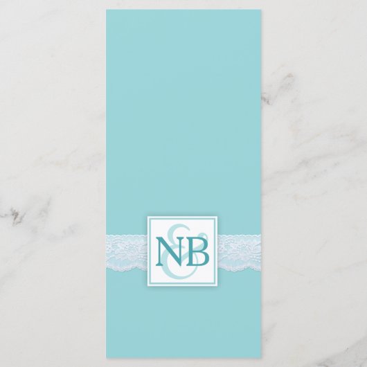 ミントレースメ結婚ニューのディナーメニューテンプレート メニュー (裏面)