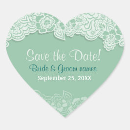 ミントレース – 日付の保存 ハートシール