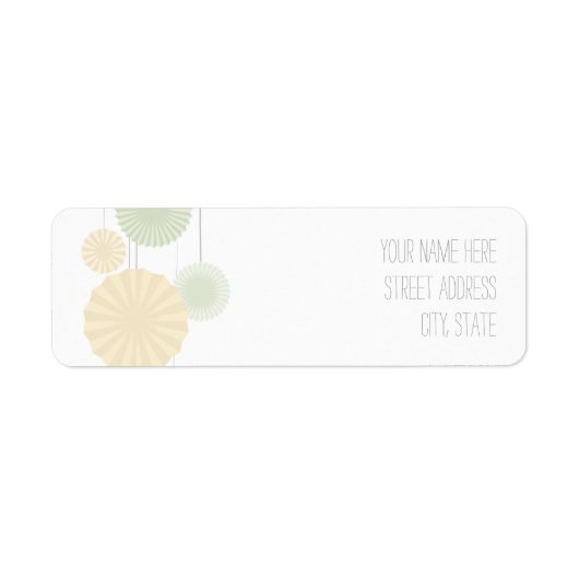 ミントロセッテ住所 シール (正面)