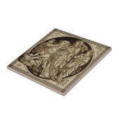 ミントン聖書の「モーゼを探す」リプロ·ジョン·モイア タイル (側面)