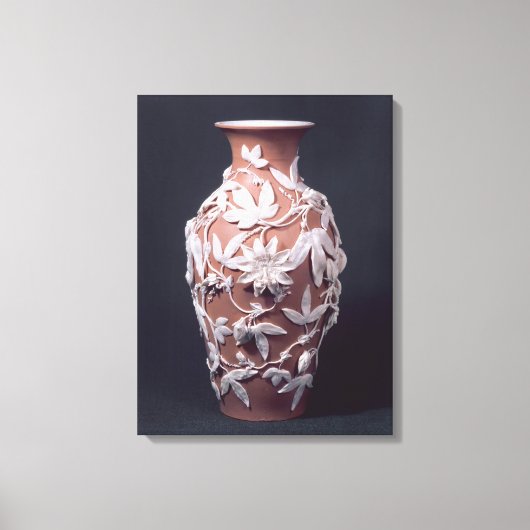ミントン・パリアンの器の花瓶， 1894 キャンバスプリント (正面)