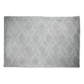 ミントヴィンテージダマスクモノグラムピローケース 枕カバー (裏面)