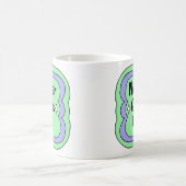 ミント与えグリーンを上げないやる気を起こさせる コーヒーマグカップ (中央)