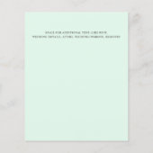 ミント低コスシンプルトミニマル結婚手書き (裏面)