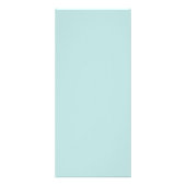 ミント及びティール（緑がかった色）ドッグボーン ラックカード (裏面)