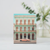 ミント建物ピーチカーハバナキューバ ポストカード (スタンド正面)