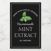 ミント抽出ラベル ワインラベル (シングルラベル)