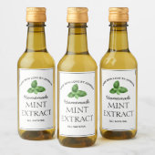 ミント抽出ラベル ワインラベル (ボトル)