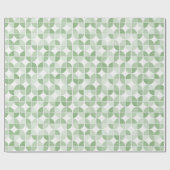 ミント抽象芸術 ラッピングペーパー (フラット)