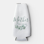 ミント植物界ミニマリスト花嫁のお母さん ボトルクーラー (正面)