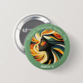 ミント祝国際的アールデコの日 缶バッジ (正面&裏面)