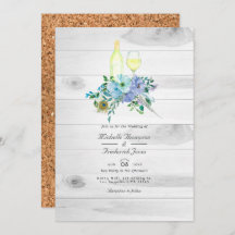 ミント素朴ボホQRコードRSVPワインテイスティング結婚ズ