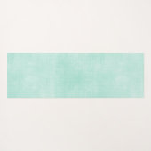 ミント素朴&イエローボホジオモダンパーソナライズされた ヨガマット (裏面(横))