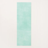 ミント素朴&イエローボホジオモダンパーソナライズされた ヨガマット (裏面)