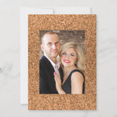 ミント素朴&ブルーボホワインテイスティングブライダルシャワー 招待状 (裏面)