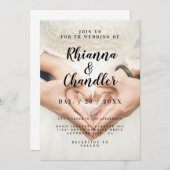 ミント結婚式招待状 招待状 (正面/裏面)