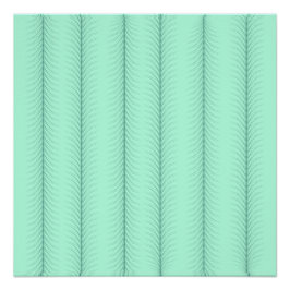 ミント緑のパターンの縦線 ポスター