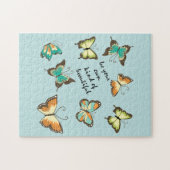 ミント自分の美しい蝶になる ジグソーパズル (横)