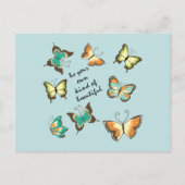 ミント自分の美しい蝶になる ポストカード (正面)