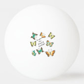 ミント自分の美しい蝶になる 卓球ボール (裏面)