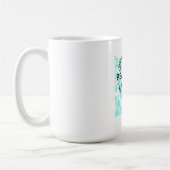 ミント詩篇91の花 コーヒーマグカップ (左)
