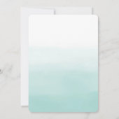 ミント金ゴールドトンボグラデーションイ水色 招待状 (裏面)