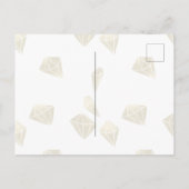 ミント金ゴールド考えダイヤモンドズ ポストカード (裏面)