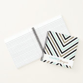 ミント金ゴールド |スパイラルノパーソナライズされたートブック ノートブック (内部)