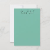 ミント開花の間のバズミント サンキューカード (裏面)