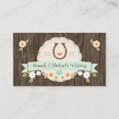 ミント馬蹄洋着座座席表 プレイスカード (裏面)