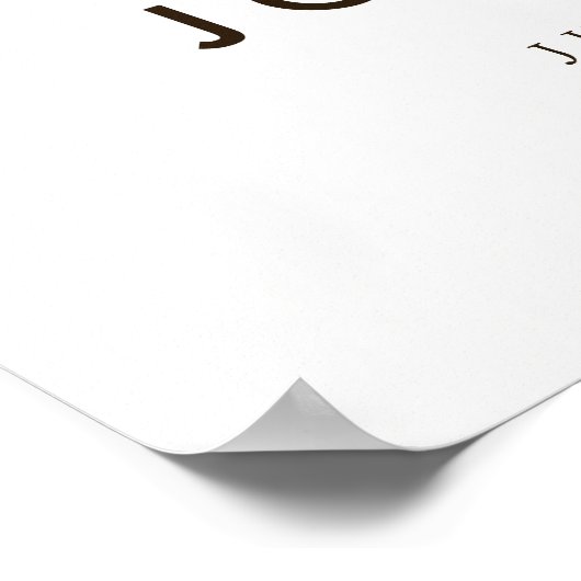 ミント魅力的・マスタードの結婚歓迎ポスター ポスター (角)