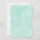 ミント＆イエローのカントリーコテージ　オーダーメイド年齢誕生日 招待状 (裏面)