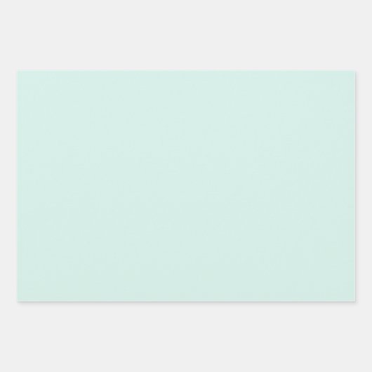 ミント・クラウド ラッピングペーパーシート (正面)