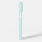 ミント＆グリーンのモダンイニシャルモノグラム Case-Mate iPhoneケース (裏面 / 右)