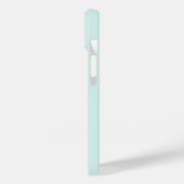 ミント＆グリーンのモダンイニシャルモノグラム Case-Mate iPhoneケース (裏面 / 左)