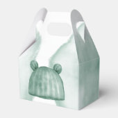 ミント・グリーン・ベビーシャワーの少年 フェイバーボックス (裏面サイド)